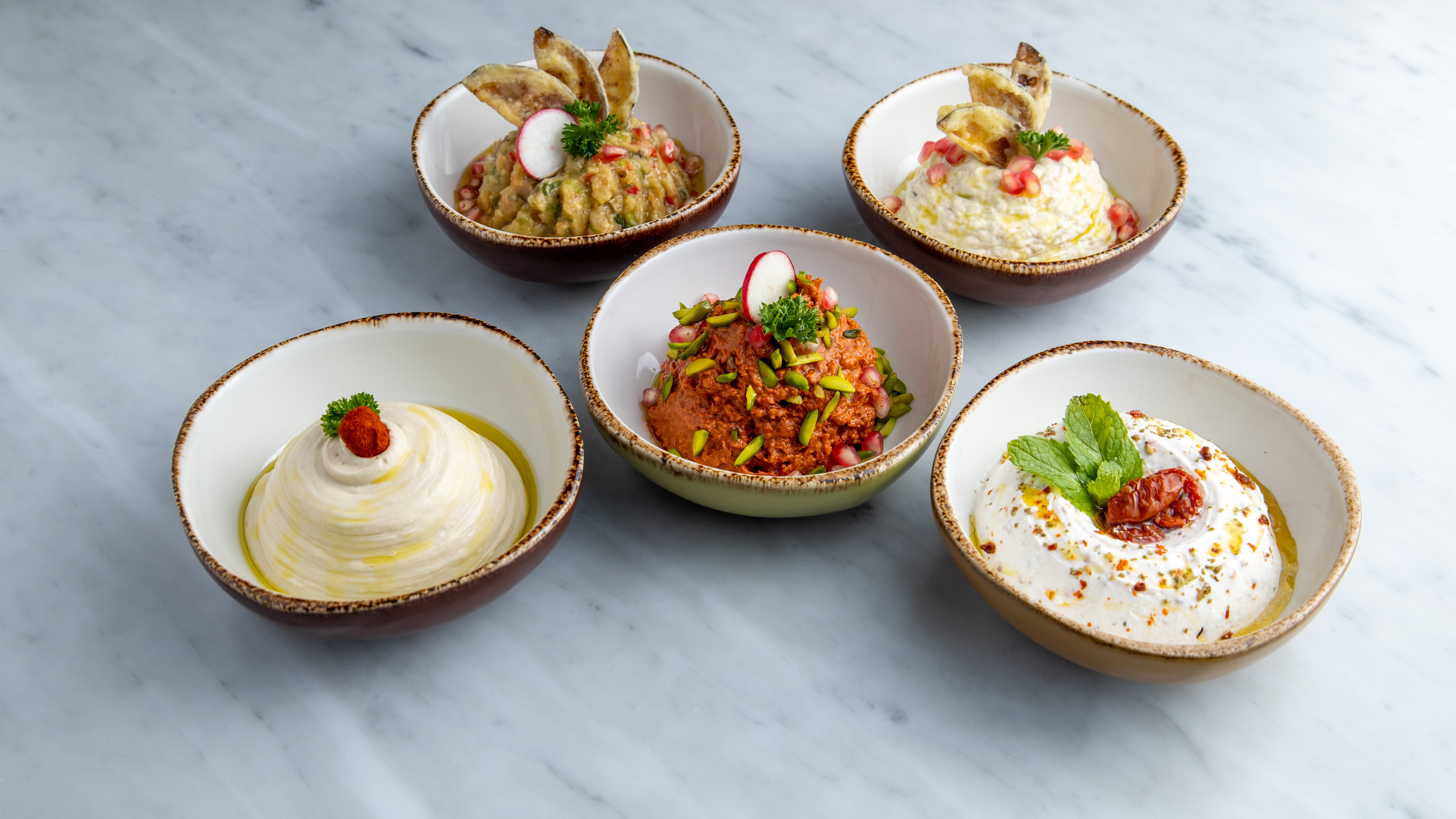 Hyde Dubai Cleo Mezze Dips