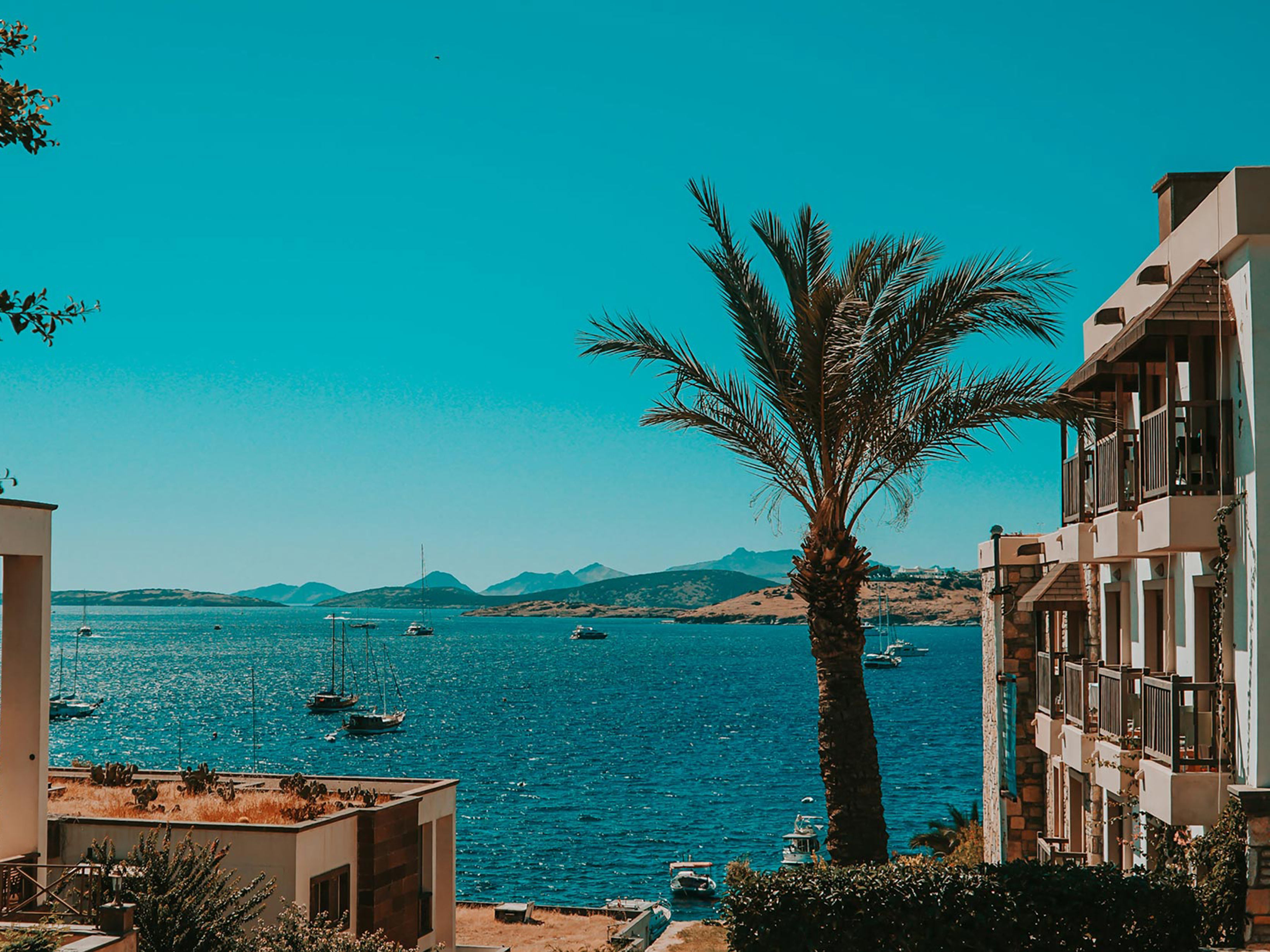 A view of the sea at Hyde Bodrum